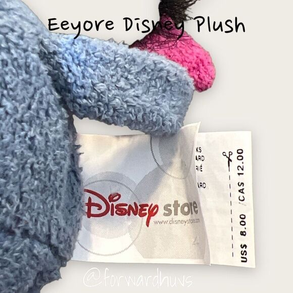 Charming Disney Eeyore Plush Beanie Babies - Whimsical Duo - Picture 3 of 9